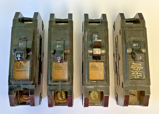 MURRAY CB-5204-R CIRCUIT BREAKER 15A STYLE B ***LOTOF4***0