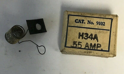 CUTLER HAMMER 9102 H34A  .55AMP HEATER****LOTOF6****1