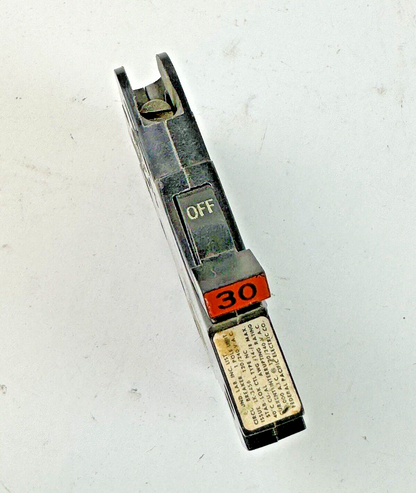 FPE *LOT OF 6* - 030 / NC130 - STAB-LOK BREAKERS - 1 POLE/240VAC/30A - NEW***6