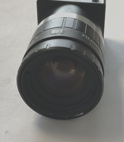 SONY XC-56 INDUSTRIAL CAMERA 15VDC W/FUJITRON HF12.5HA-1B LENS8