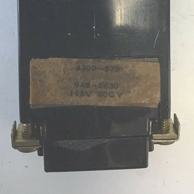  REES 4300-979 SELECTOR KNOB 949-6630 RED KNOB 115V 60CY1