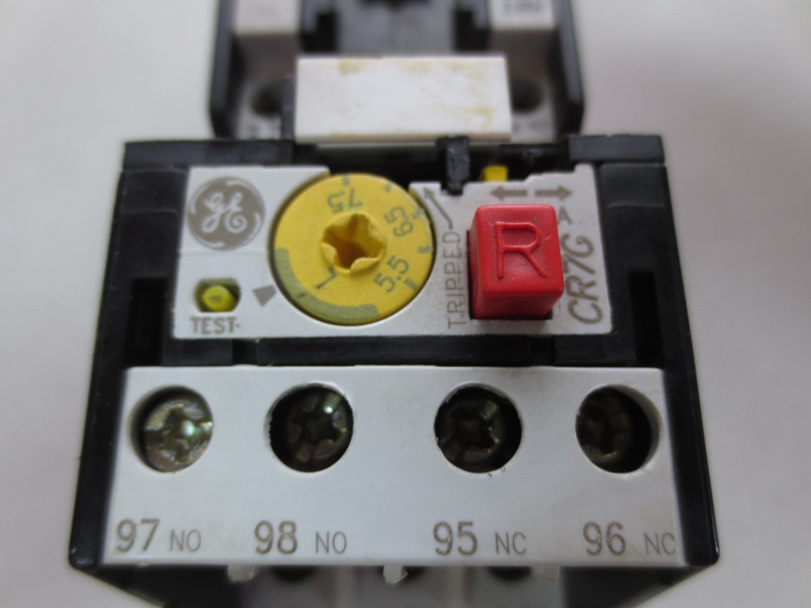 GE CR7ZB CONTACTOR + CR7G1WL OVERLOAD RELAY7