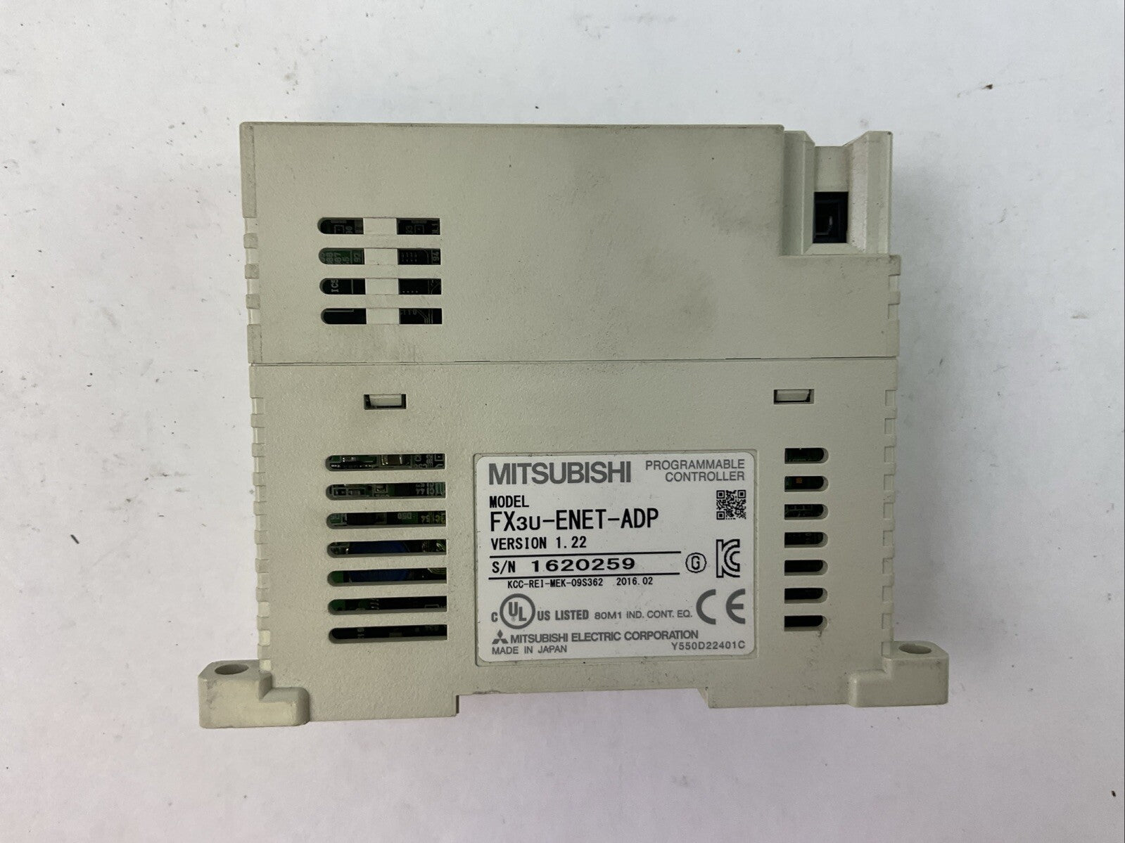 MITSUBISHI FX3u-ENET-ADP PROGRAMMABLE CONTROLLER VERSION 1.221