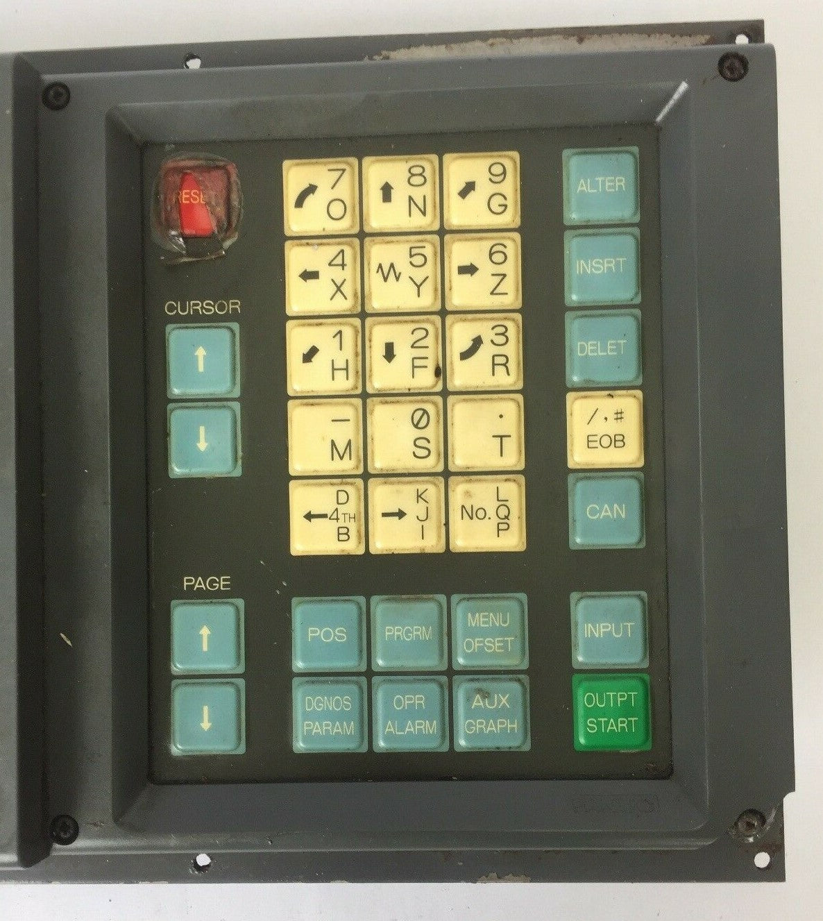 FANUC A02B-0092-C042 SERIES O-M FRONT PANEL WITH KEYBOARD2