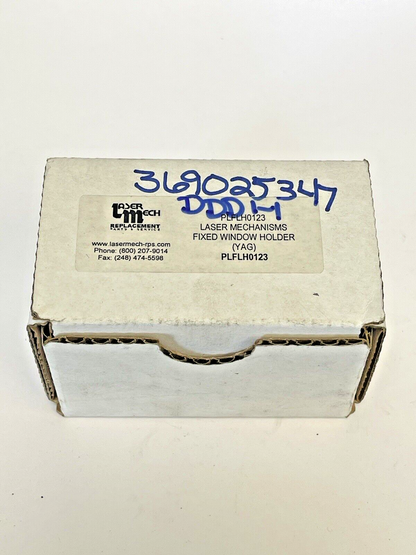 LASER MECH - PLFLH0123 - LASER MECHANISMS FIXED WINDOW HOLDER - (YAG)1