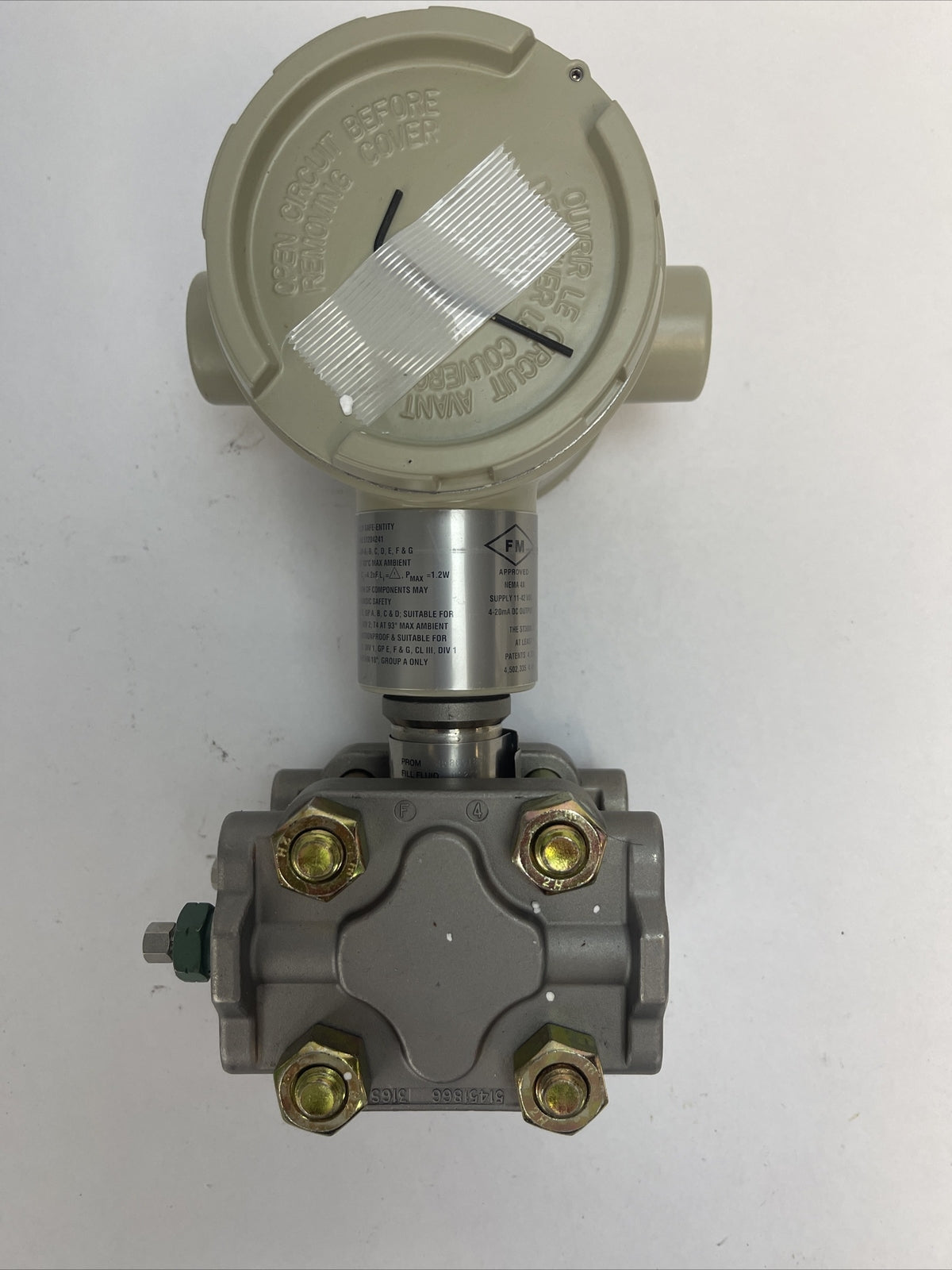 HONEYWELL STD130-E1A-00000-1C.MB-C77P TRANSMITTER 0-30 PSI 0-2.07 BAR6