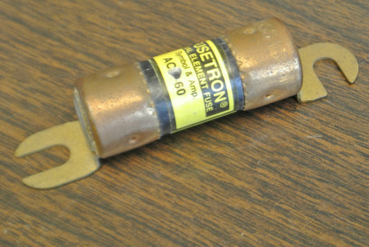 BUSS ACK60 FUSETRON FUSE / 60A / 130VDC / HRC II-C0