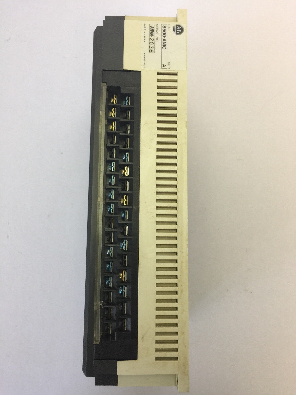 ALLEN BRADLEY 8500-ANIO ANALOG I/O MODULE SER A 2