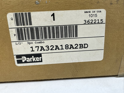 PARKER 17A32A18A2BD 1/2" 3PC COMBO (07F32AC+07R313AC+17L32BE) FILTER REGULATOR1