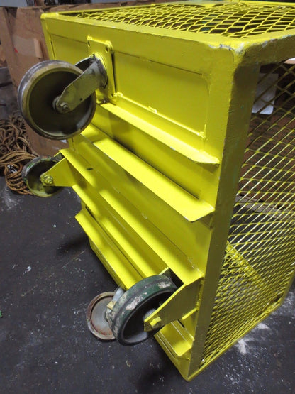 STEEL MESH SHOP / FACTORY CART ELECTRICIAN WELDER MAINTENANCE - 48" x 36" x 30"5