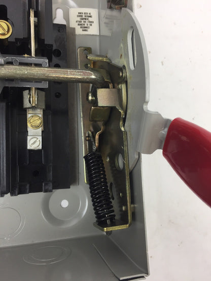 CHALLENGER HD321NFC HEAVY DUTY SAFETY SWITCH 30 AMP 240 VOLTS AC TYPE 1 INDOOR7