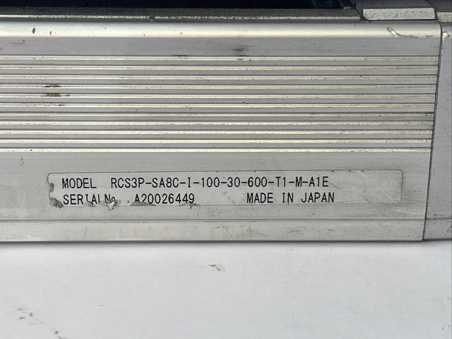 IAI RCS3P-SA8C-I-100-30-600-T1-M-A1E CYLINDER LINEAR ACTUATOR2