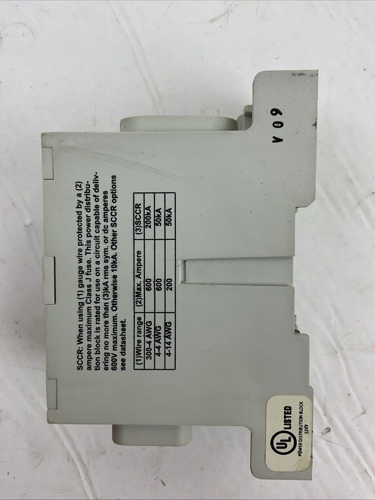 BUSSMANN PDBFS377 POWER DISTRIBUTION BLOCK 600V 570A2