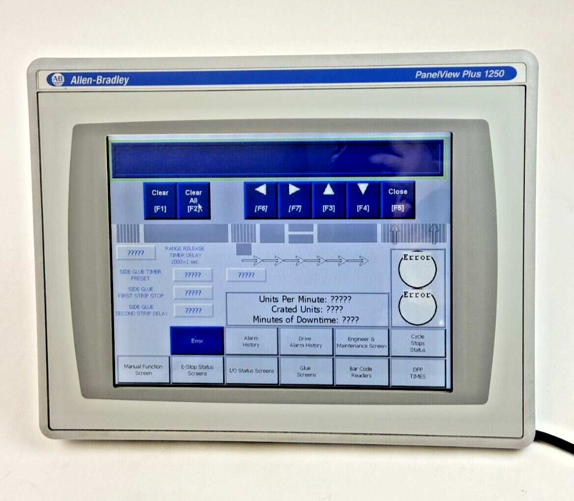 ALLEN-BRADLEY - 2711P-T12C4D8 SER. A - PANELVIEW PLUS 1250 ASSEMBLED TERMINAL2