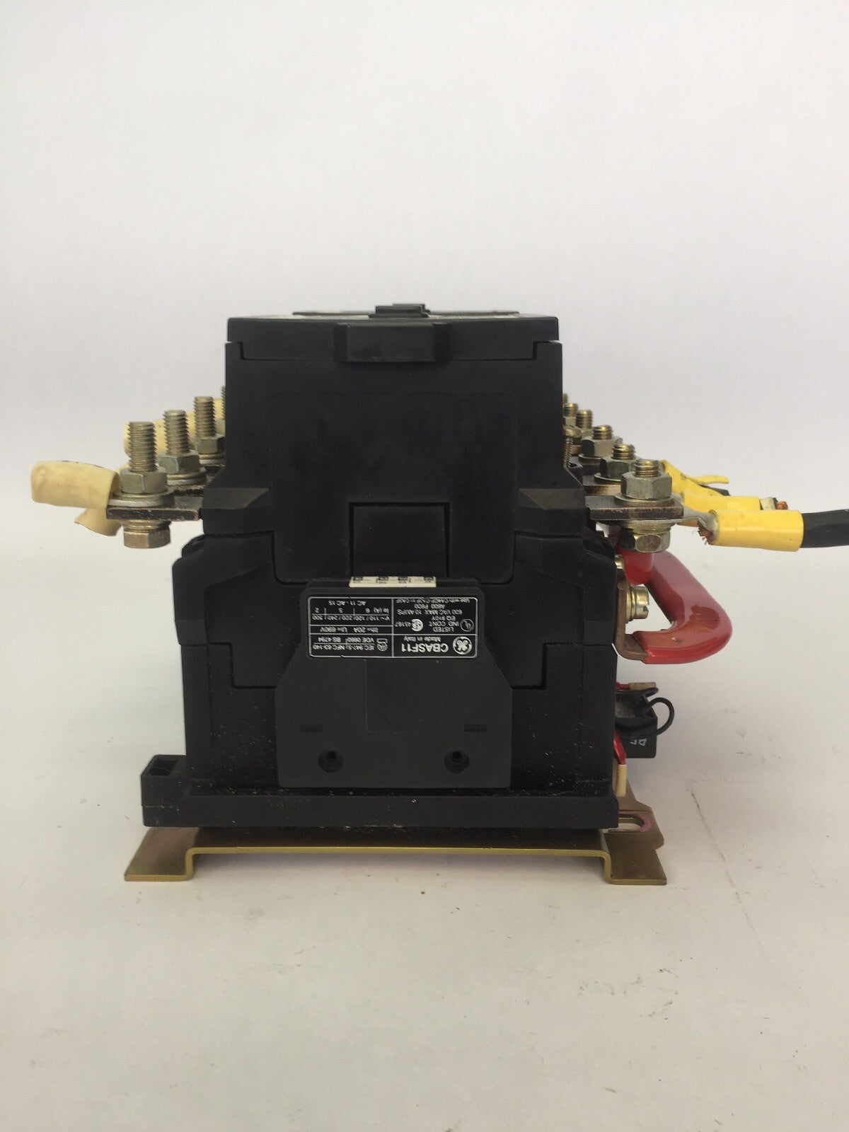 GE CA5F2 REVERSING CONTACTOR 600VAC 100HP 105AMP COIL 120V 60HZ3
