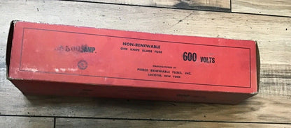 PIERCE EH-64  NON-RENEWABLE FUSE 500A 600V 1