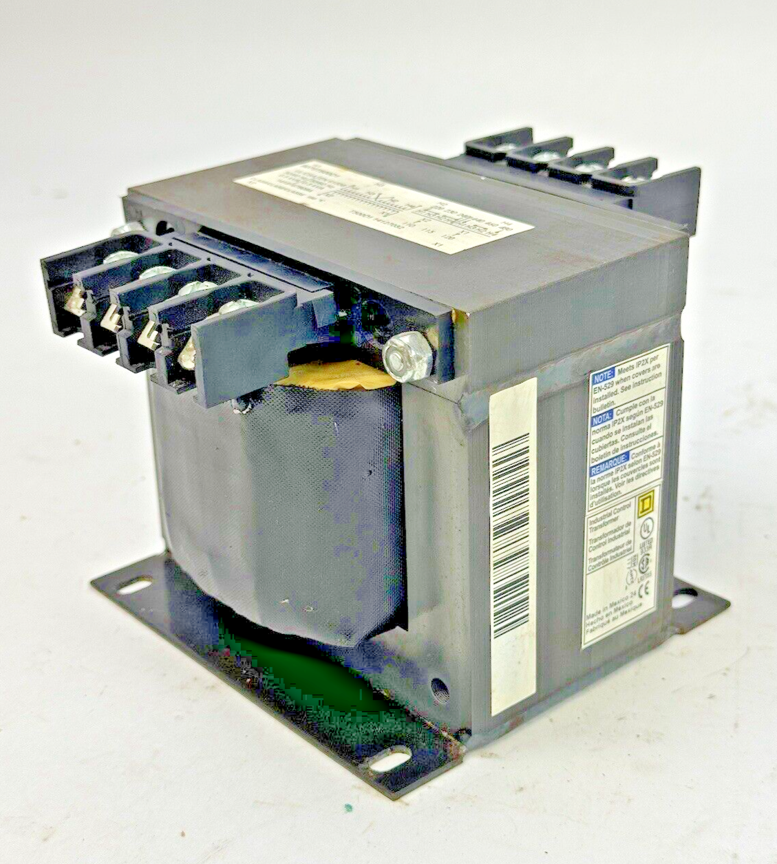 SQUARE D - 9070T500D1 - INDUSTRIAL CONTROL TRANSFORMER - 50/60 HZ, 0.5 KVA0