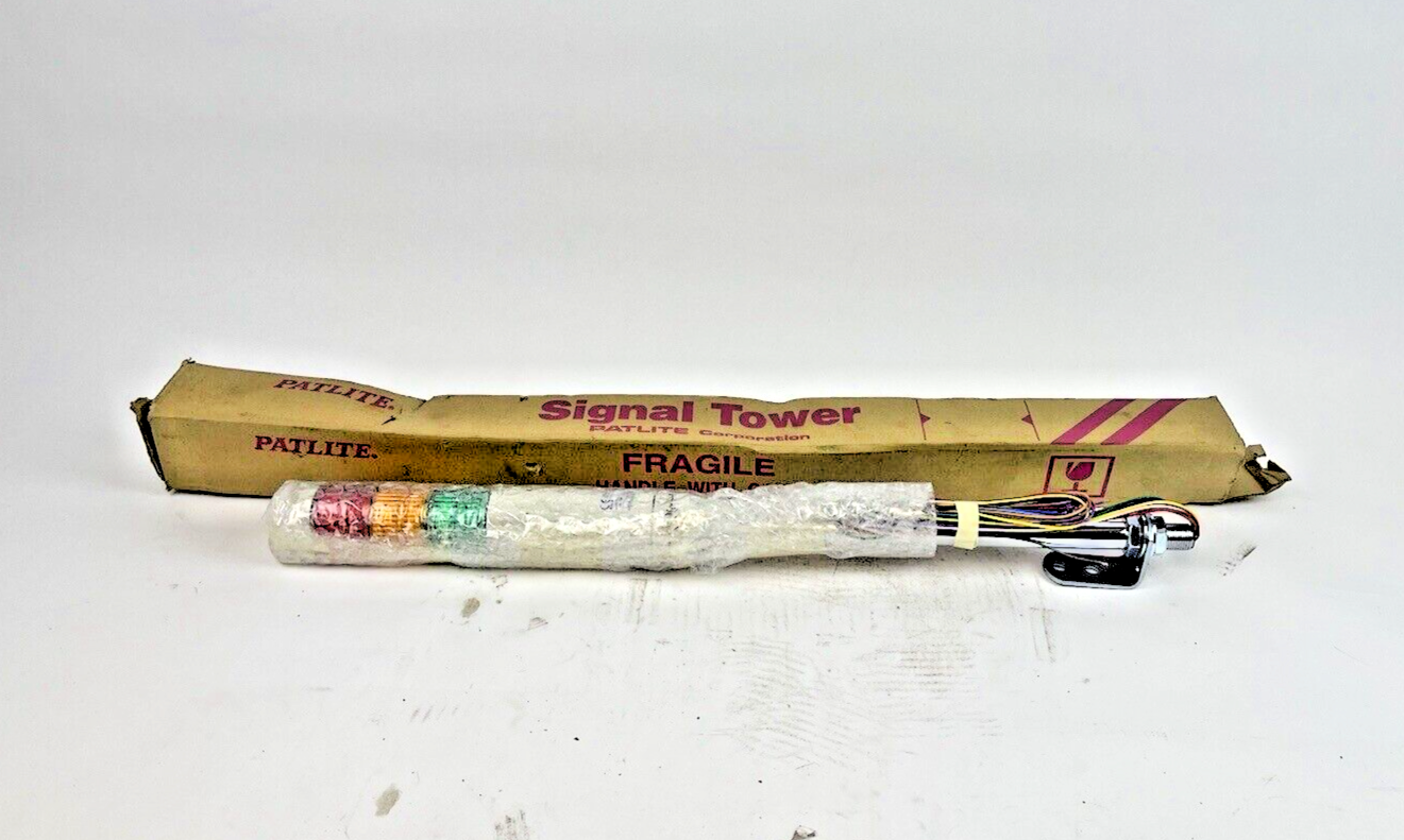 PATLITE - LCE-02FB - RYG BEACON SIGNAL TOWER - 0.2A, 24V AC/DC - POLE MOUNT1