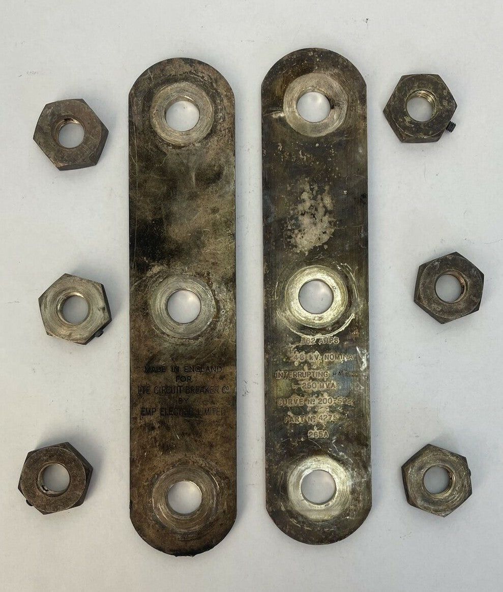 EMP ELECTRIC LIMITED 427574 362AMPS 48kV NOMINAL 250MVA 265A CURVE NO 200-502A0