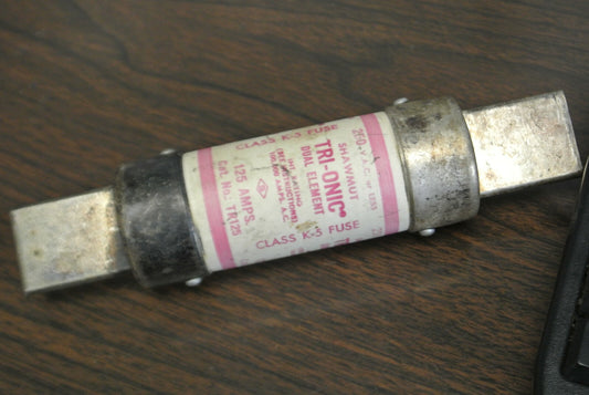 SHAWMUT TR125 TRI-ONIC DUAL-ELEMENT CLASS K5 FUSE / 125A / 250V0