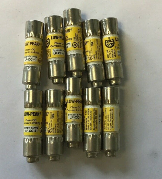 BUSMANN LOW PEAK LP-CC-4 TIME DELAY FUSE CLASS CC***LOTOF10***0