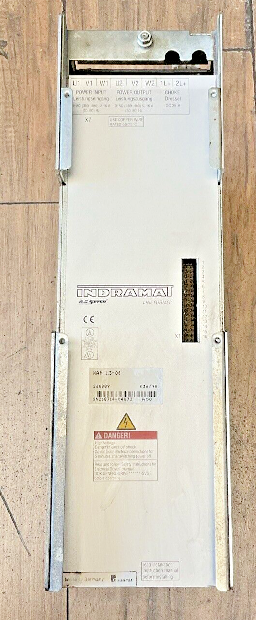 IINDRAMAT NAM 1.3-08 AC SERVO LINE FORMER0