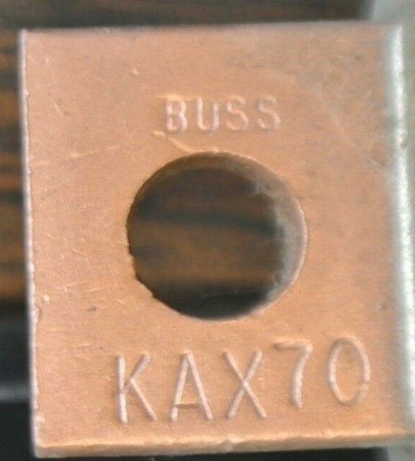 BUSSMANN / TRON KAX70 RECTIFIER FUSE / 250V / 70A / NEW SURPLUS / EACH1