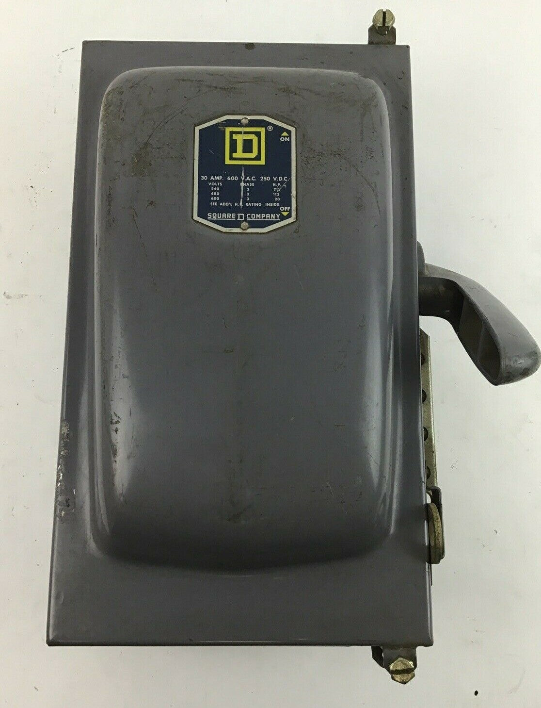 SQUARE D H-81251 SAFETY SWITCH SER.A3 30A 250V 0