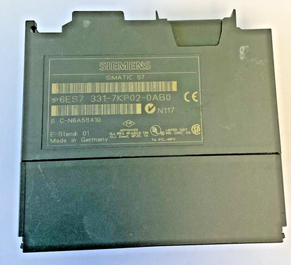 SIEMENS 6ES7 331-7KF02-0AB0 S7 INPUT MODULE SIMATIC S74