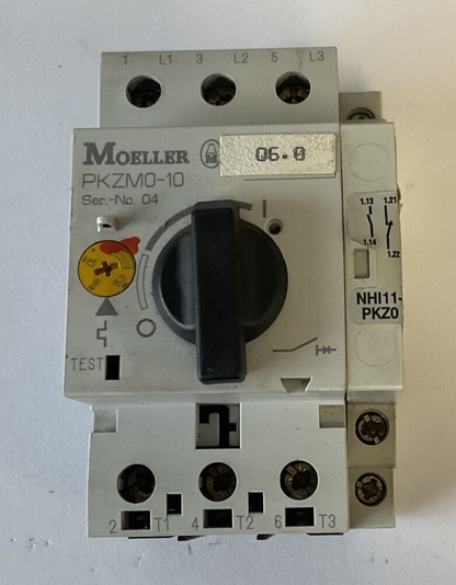 MOELLER PKZM0-10 MOTOR CIRCUIT BREAKER SER.4  600VAC0