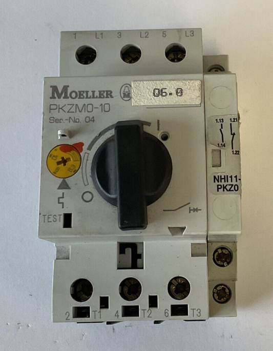 MOELLER PKZM0-10 MOTOR CIRCUIT BREAKER SER.4  600VAC0