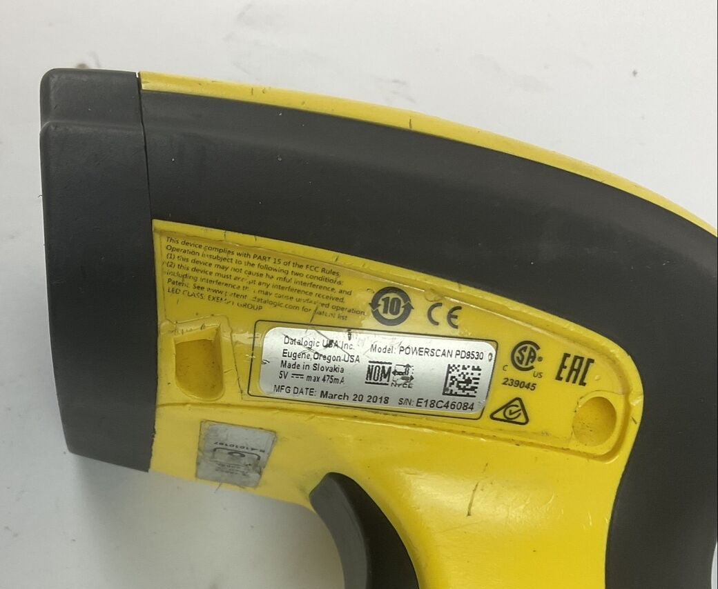 DATALOGIC POWERSCAN PD9530 SCANNER 5VDC2