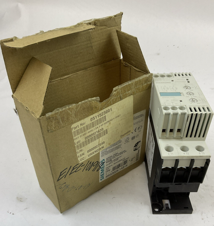 SIEMENS 3RW3024-1AB14 SOFT START 460V 7.5A 3HP0
