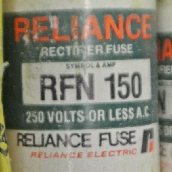 BOX of 5 / RELIANCE RFN150 RECTIFIER FUSES / 250V / 150A / NEW SURPLUS / RFN-1504