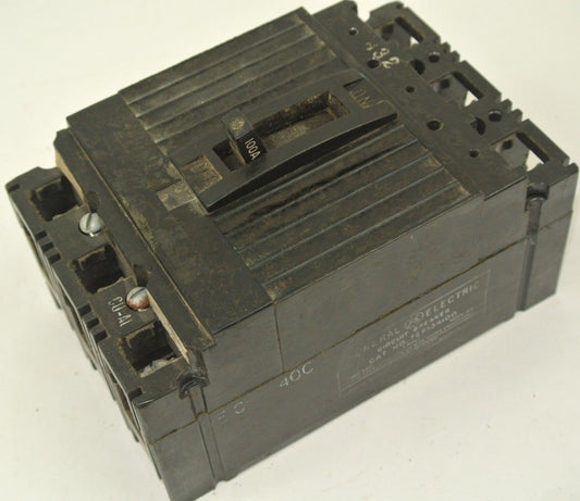 GENERAL ELECTRIC TEF134100 CIRCUIT BREAKER / 480VAC / 100A / 3-POLE0
