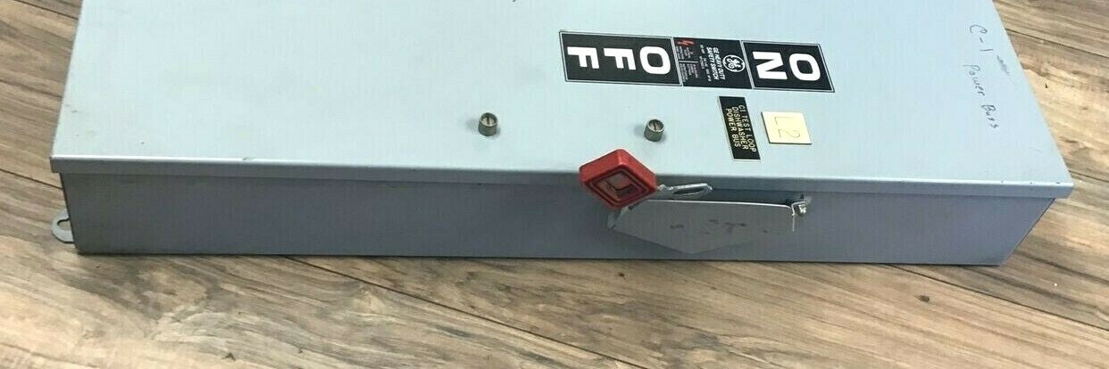 GE TH3224J MODEL 7 FUSIBLE SAFETY SWITCH 200A 240VAC 250VDC 60HP 2P2