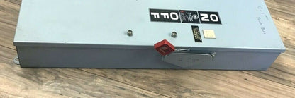 GE TH3224J MODEL 7 FUSIBLE SAFETY SWITCH 200A 240VAC 250VDC 60HP 2P2