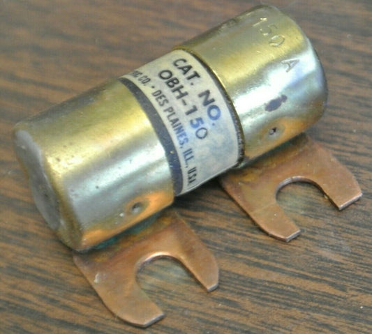 ECONOMY / FPE OBH-150 BOLT-ON FUSE / 150A / 32VDC / NEW SURPLUS0