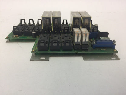 FANUC A20B-9002-0300/02A E STOP RELAY BOARD MISSING RELAYS4