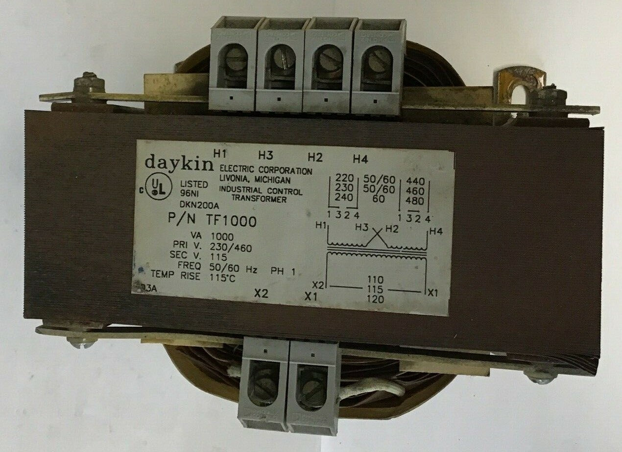 DAYKIN TF1000 TRANSFORMER 230/460V 50/60HZ DKN200A0