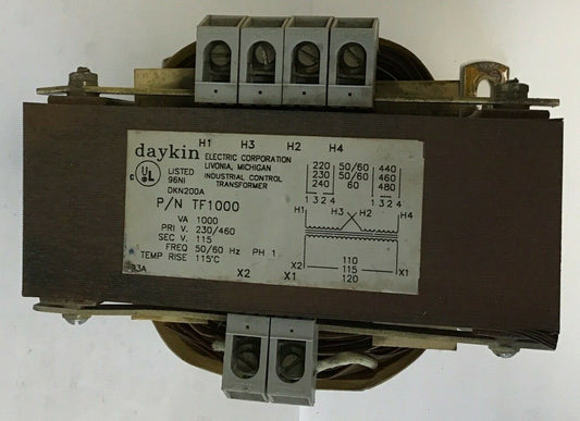 DAYKIN TF1000 TRANSFORMER 230/460V 50/60HZ DKN200A0