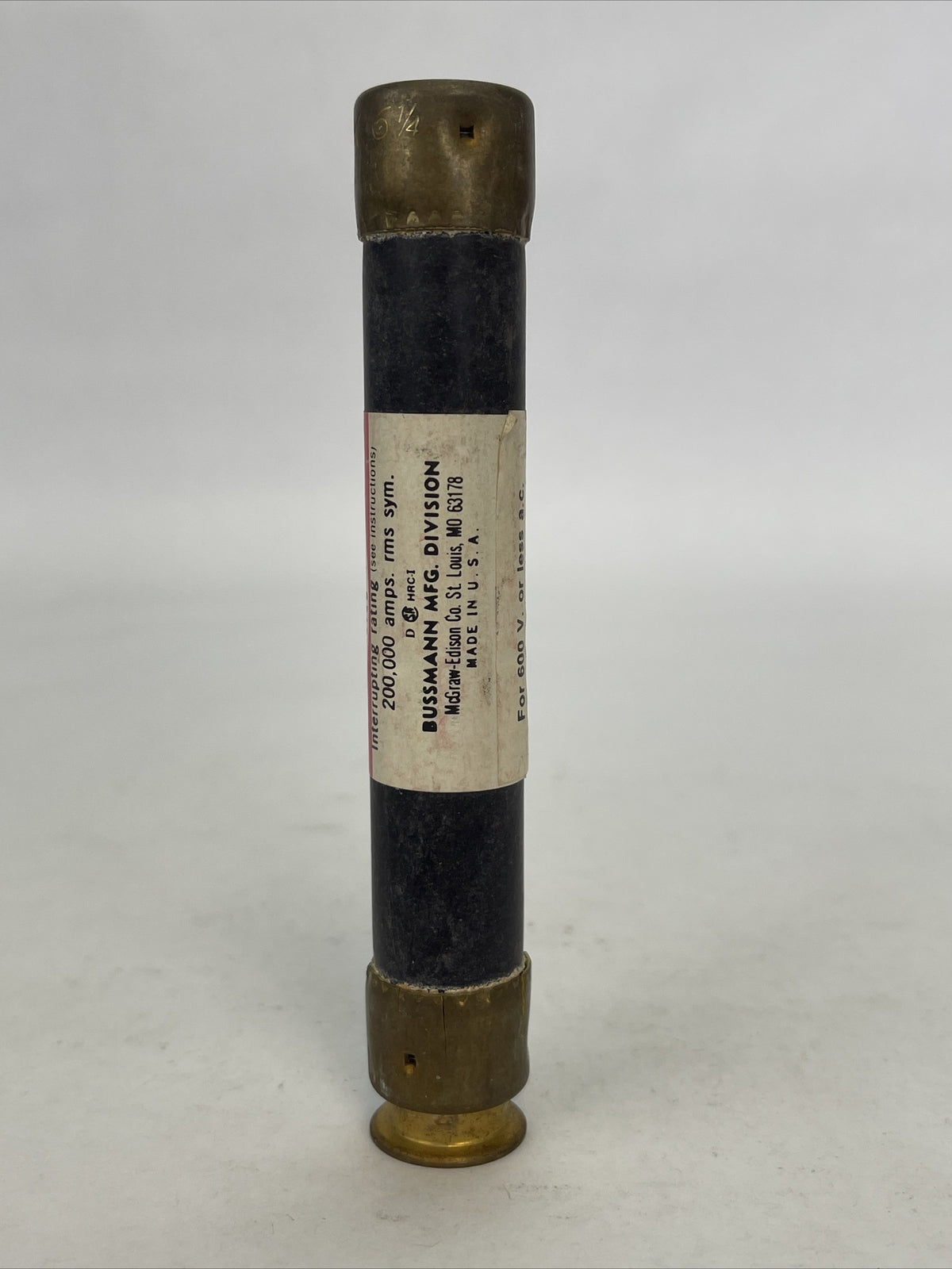 COOPER BUSSMANN LPS-RK-6 1/4 LOW-PEAK DUAL ELEMENT FUSE 600VAC 6-1/4A(LOT OF 10)5