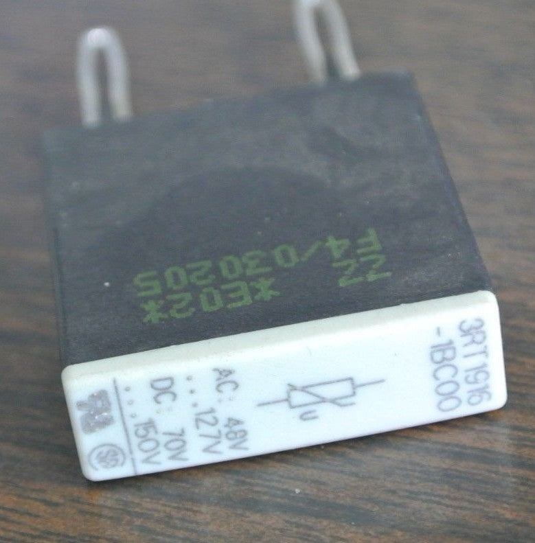 SIEMENS 3RT1916-1BC00 - SURGE SUPPRESSOR - 48-127VAC, 70-150VDC - NEW SURPLUS3