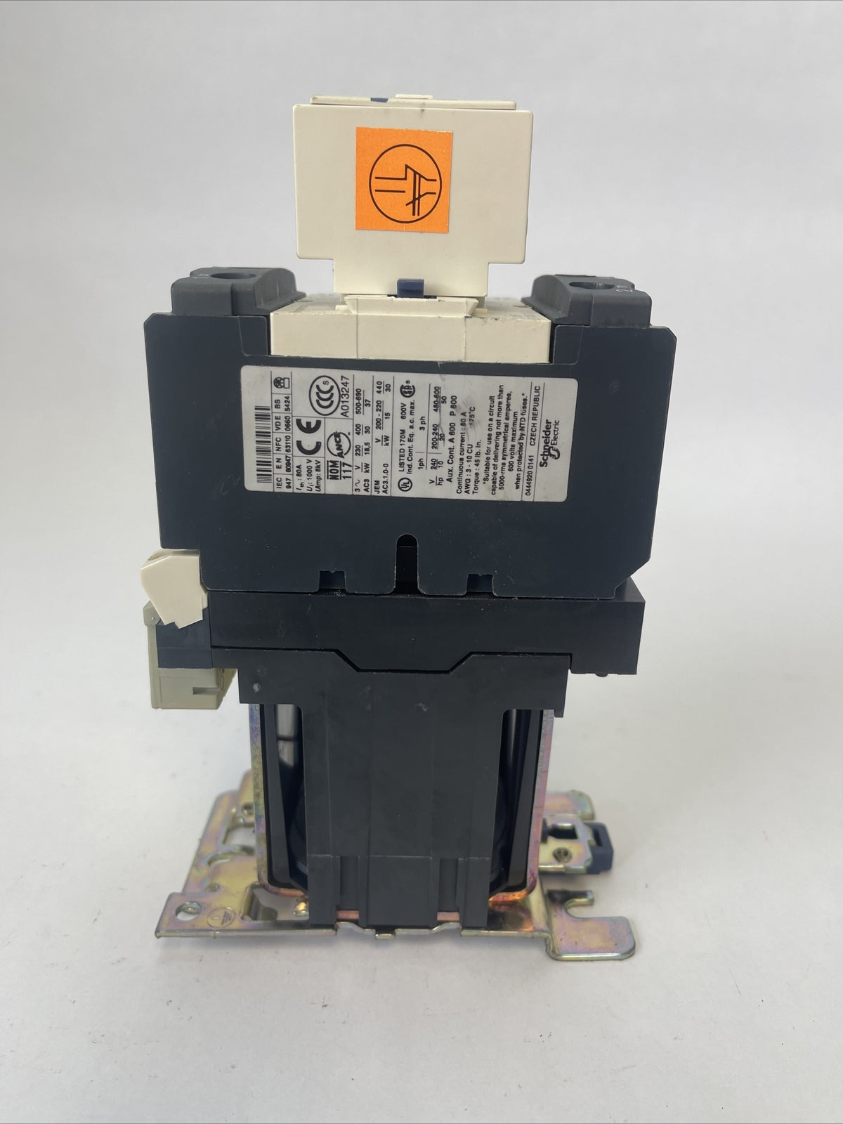 TELEMECANIQUE LC1 D65 CONTACTOR 80A 600VAC COIL 24VDC LADN22 LA4 DB 3B 24VDC2