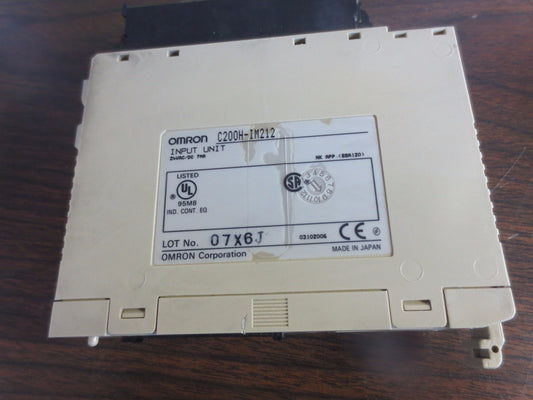 OMRON C200H-IM212 INPUT UNIT / INPUT MODULE 24VAC/DC, 7mA0