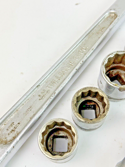 SNAP-ON / JH WILLIAMS - SOCKET SET - AMAZING PIECES - SEE FULL DESCRIPTION BELOW6
