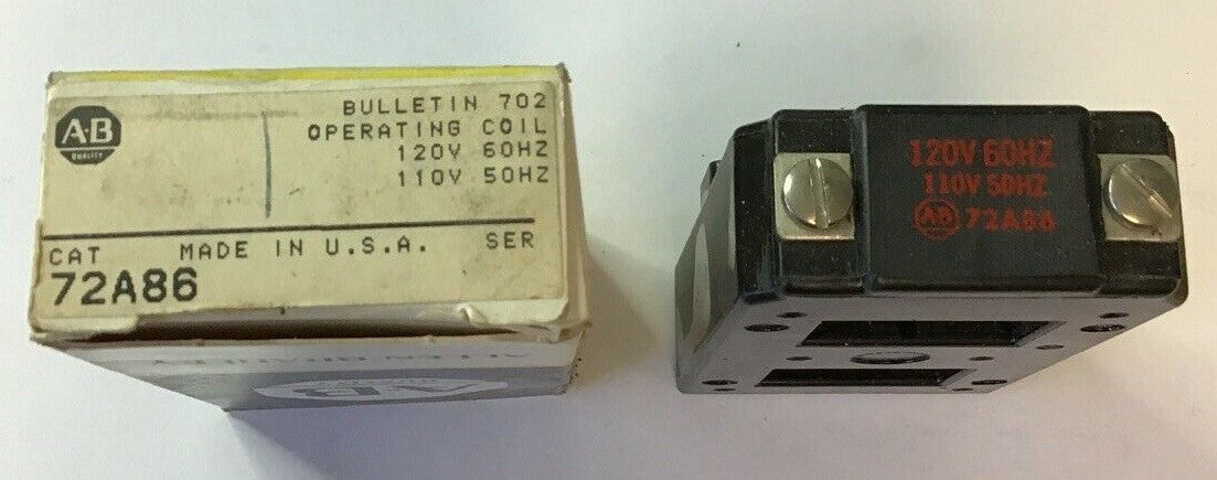 ALLEN BRADLEY 72A86 OPERATING COIL 120/110V 50/60HZ0
