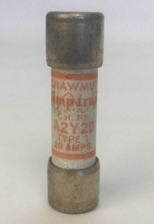GOULD SHAWMUT AMP-TRAP A2Y20 FUSE 20AMP 250VAC TYPE 1 (LOT OF 10)0