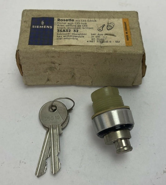 SIEMENS 3SA32 32 COLLAR WITH CES-LOCK BLANK, POLISHED, BRILLANT KEY WITHDRAWABLE0