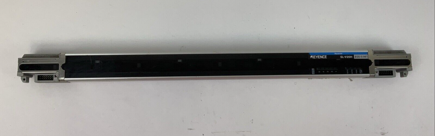 KEYENCE SLV20H-R RECEIVER LIGHT CURTAIN 24VDC 75mA CLASS 2 VER. 20